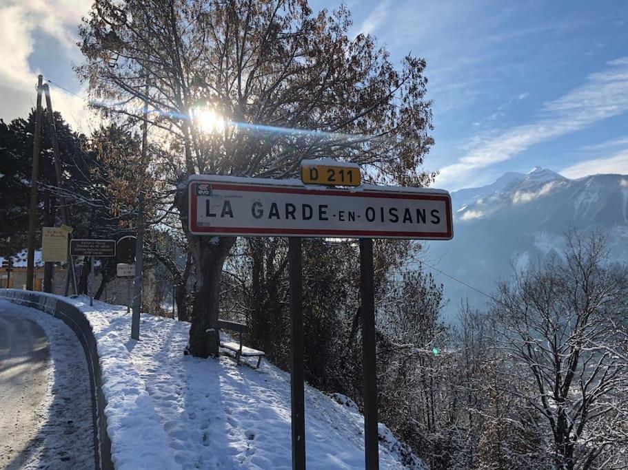 Appartement Rez De Jardin Montee De L'Alpe D'Huez La Garde  Exterior foto